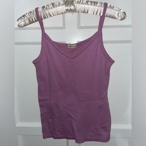 Cuddl Duds lilac pink Pastel Tank Top